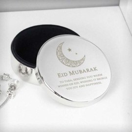 (image for) Personalised Eid Round Trinket Box