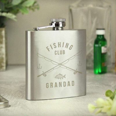(image for) Personalised Fishing Hip Flask