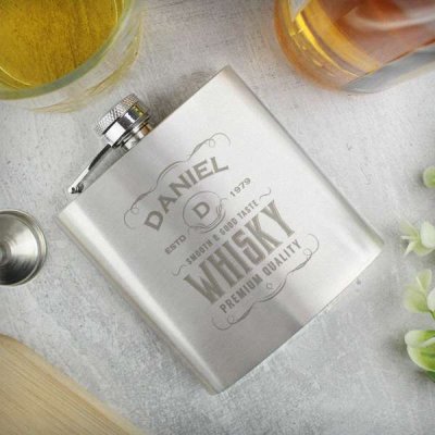 (image for) Personalised Whisky Hip Flask