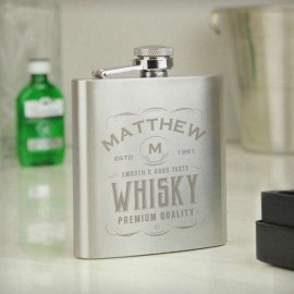 (image for) Personalised Whisky Hip Flask