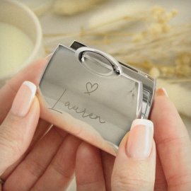 (image for) Personalised Name Handbag Compact Mirror