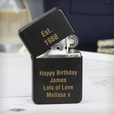 (image for) Personalised Black Lighter