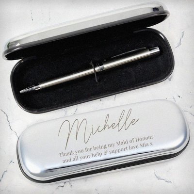 (image for) Personalised Free Text Pen and Box Set