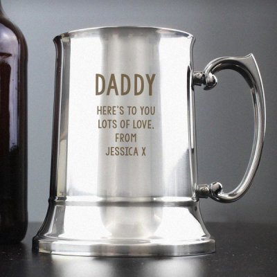 (image for) Personalised Free Text Stainless Steel Tankard