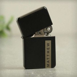 (image for) Personalised Name Only Black Lighter