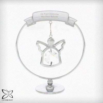 (image for) Personalised Crystocraft Angel Ornament