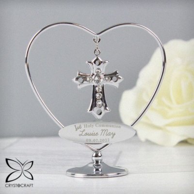 (image for) Personalised 1st Holy Communion Crystocraft Cross