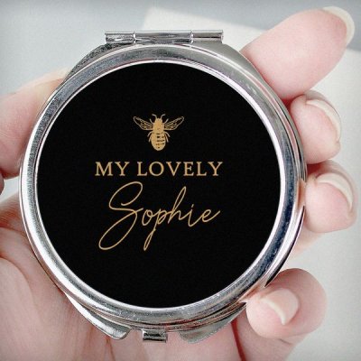 (image for) Personalised Bee-u-tiful Compact Mirror