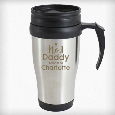 (image for) Personalised No.1 Daddy Travel Mug