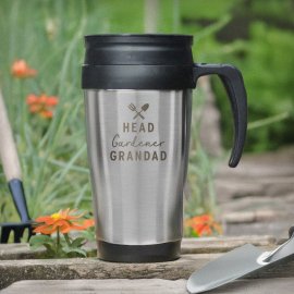 (image for) Personalised Head Gardener Travel Mug