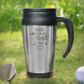 (image for) Personalised Best By Par Travel Mug