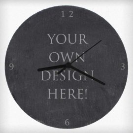 (image for) Bespoke Design Slate Clock