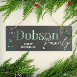 (image for) Personalised Christmas Slate Plaque