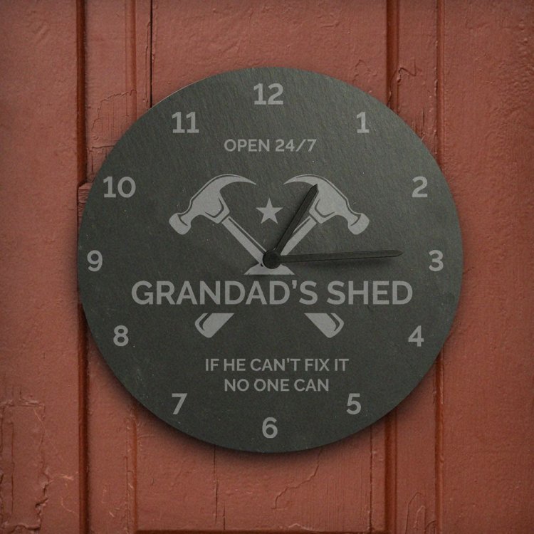 Modal Additional Images for Personalised Tools Slate Clock