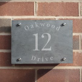 (image for) Personalised Slate House Sign