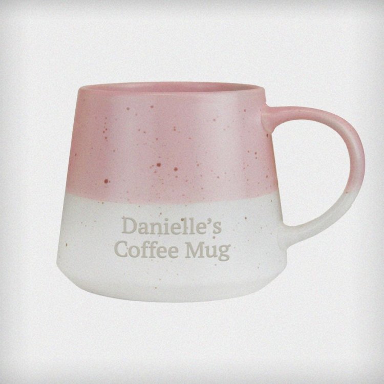 Modal Additional Images for Personalised Pink Speckled Ceramic Mug