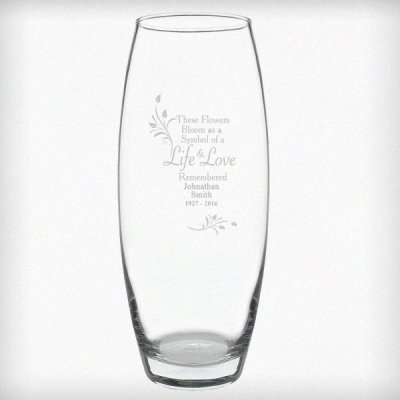 (image for) Personalised Life and Love Vase