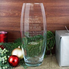(image for) Personalised Christmas Bullet Vase