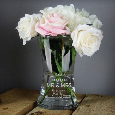 (image for) Personalised Classic Glass Vase