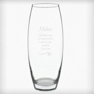 (image for) Personalised Swirls & Hearts Bullet Vase