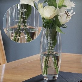 (image for) Personalised Swirls & Hearts Bullet Vase