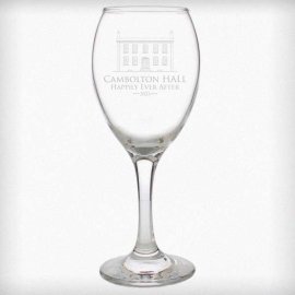 (image for) Bespoke Design Engraved Wine Glass