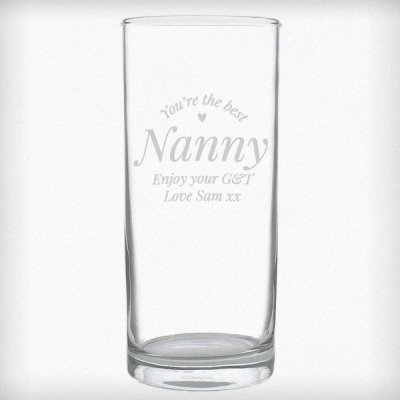 (image for) Personalised You Are The Best Hi Ball Glass