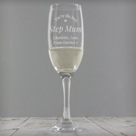 (image for) Personalised You Are The Best Flute Glass