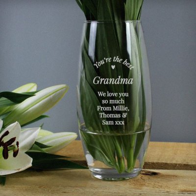 (image for) Personalised You Are The Best Bullet Vase