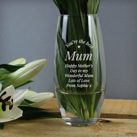 (image for) Personalised You Are The Best Bullet Vase