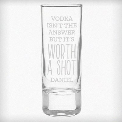 (image for) Personalised 'Worth A Shot' Shot Glass
