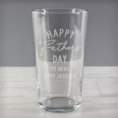 (image for) Personalised Father's Day Pint Glass