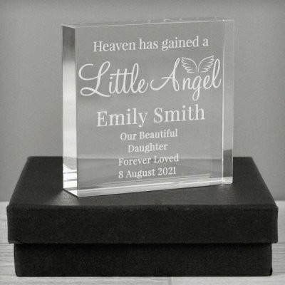 (image for) Personalised Little Angel Large Crystal Token