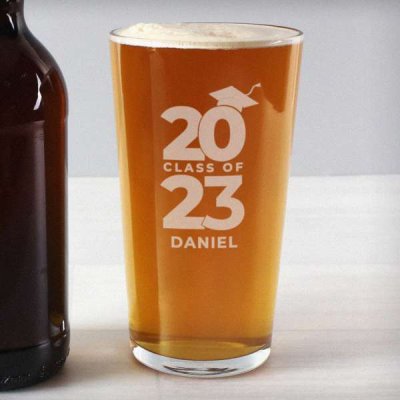 (image for) Personalised Class of Graduation Pint Glass
