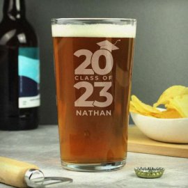 (image for) Personalised Class of Graduation Pint Glass
