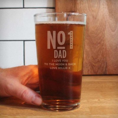 (image for) Personalised No. 1 Pint Glass