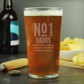 (image for) Personalised No. 1 Pint Glass