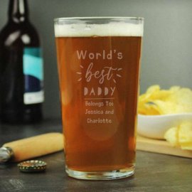 (image for) Personalised World's Best Pint Glass