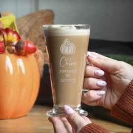 (image for) Personalised Pumpkin Latte Glass