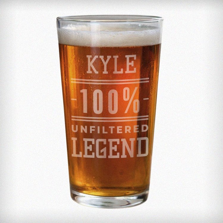 Modal Additional Images for Personalised Unfiltered Legend Pint Glass