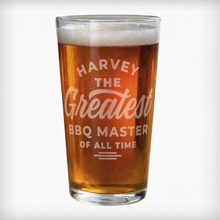 Modal Additional Images for Personalised Greatest Pint Glass
