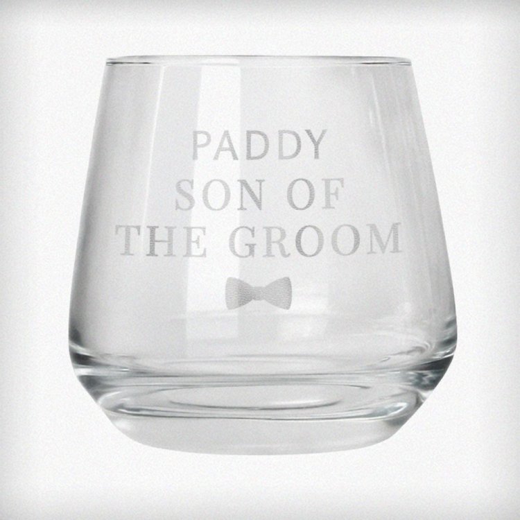 Modal Additional Images for Personalised Wedding Whisky Glass
