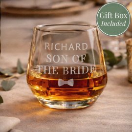 (image for) Personalised Wedding Whisky Glass