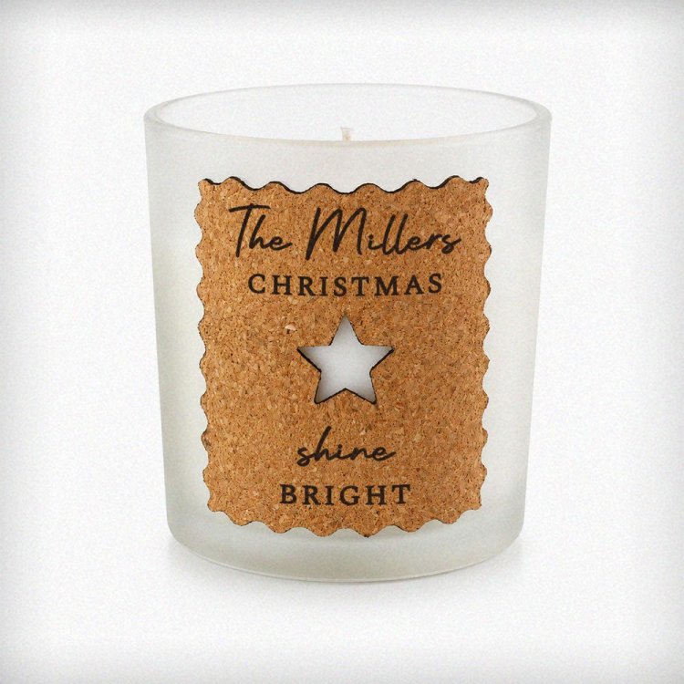 Modal Additional Images for Personalised Star Cut Out Cork Label Candle Jar