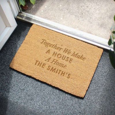 (image for) Personalised Free Text Rectangle Indoor Doormat