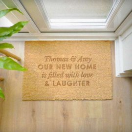 (image for) Personalised Free Text Rectangle Indoor Doormat