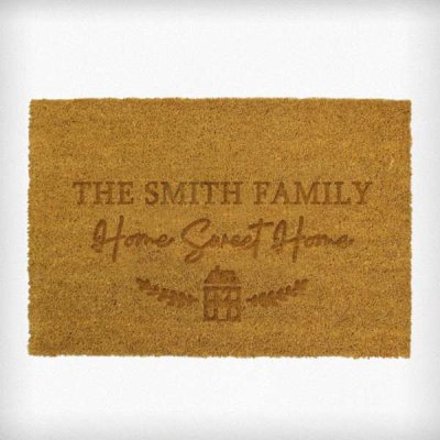 (image for) Personalised Home Sweet Home Rectangle Indoor Doormat
