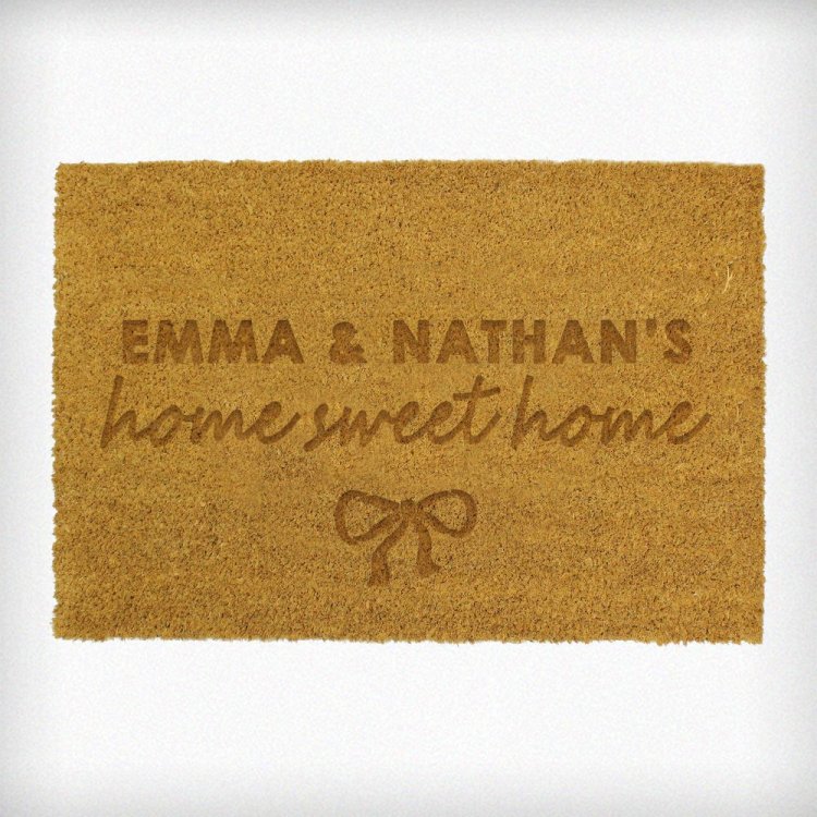 Modal Additional Images for Personalised Bow Rectangle Indoor Doormat