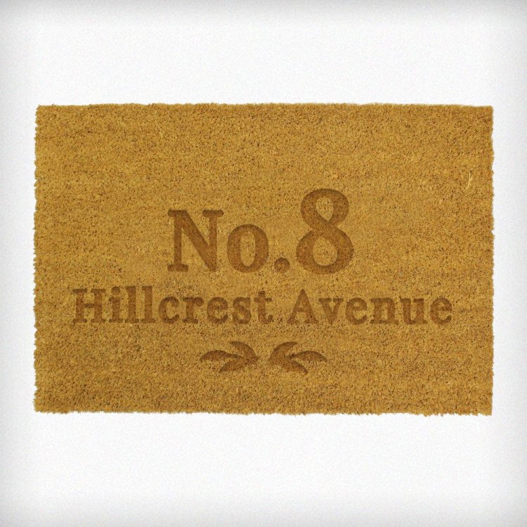 Modal Additional Images for Personalised Ornate Rectangle Indoor Doormat