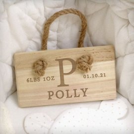 (image for) Personalised Initial Wooden Sign